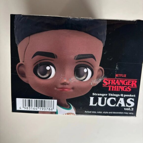 NEW Stranger Things Qposket Lucas  5.5'' Figure - Picture 2 of 6